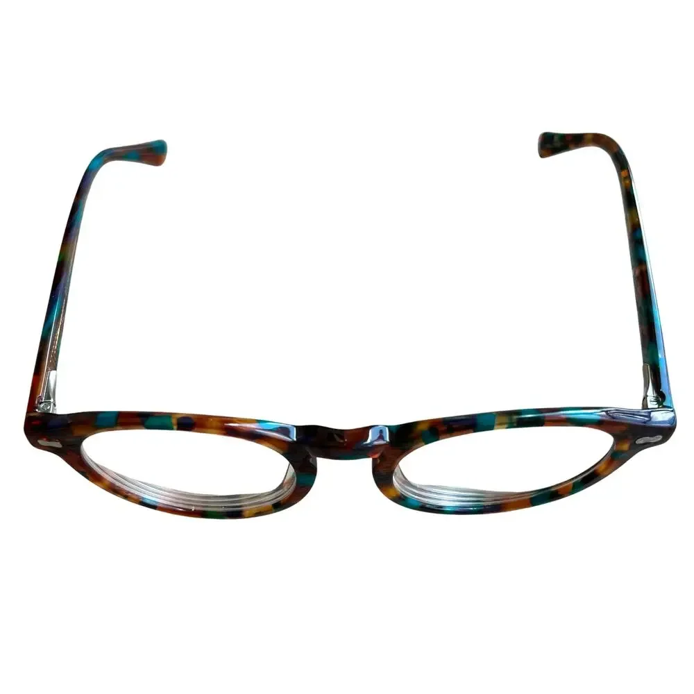 RESPEC Newark Round Eyeglasses Turquoise Tortoise Unisex Acetate Frame RES 22-01